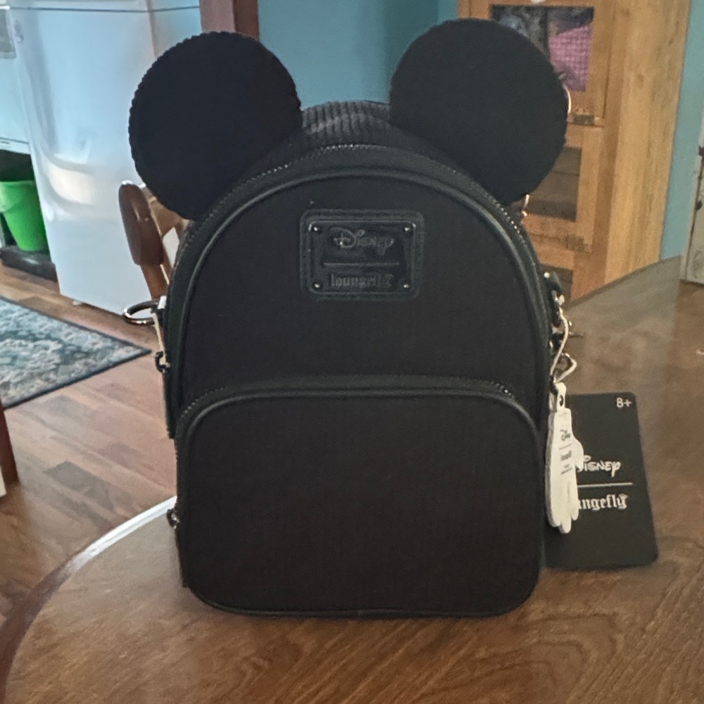 Disney Loungefly Black Mini Backpack